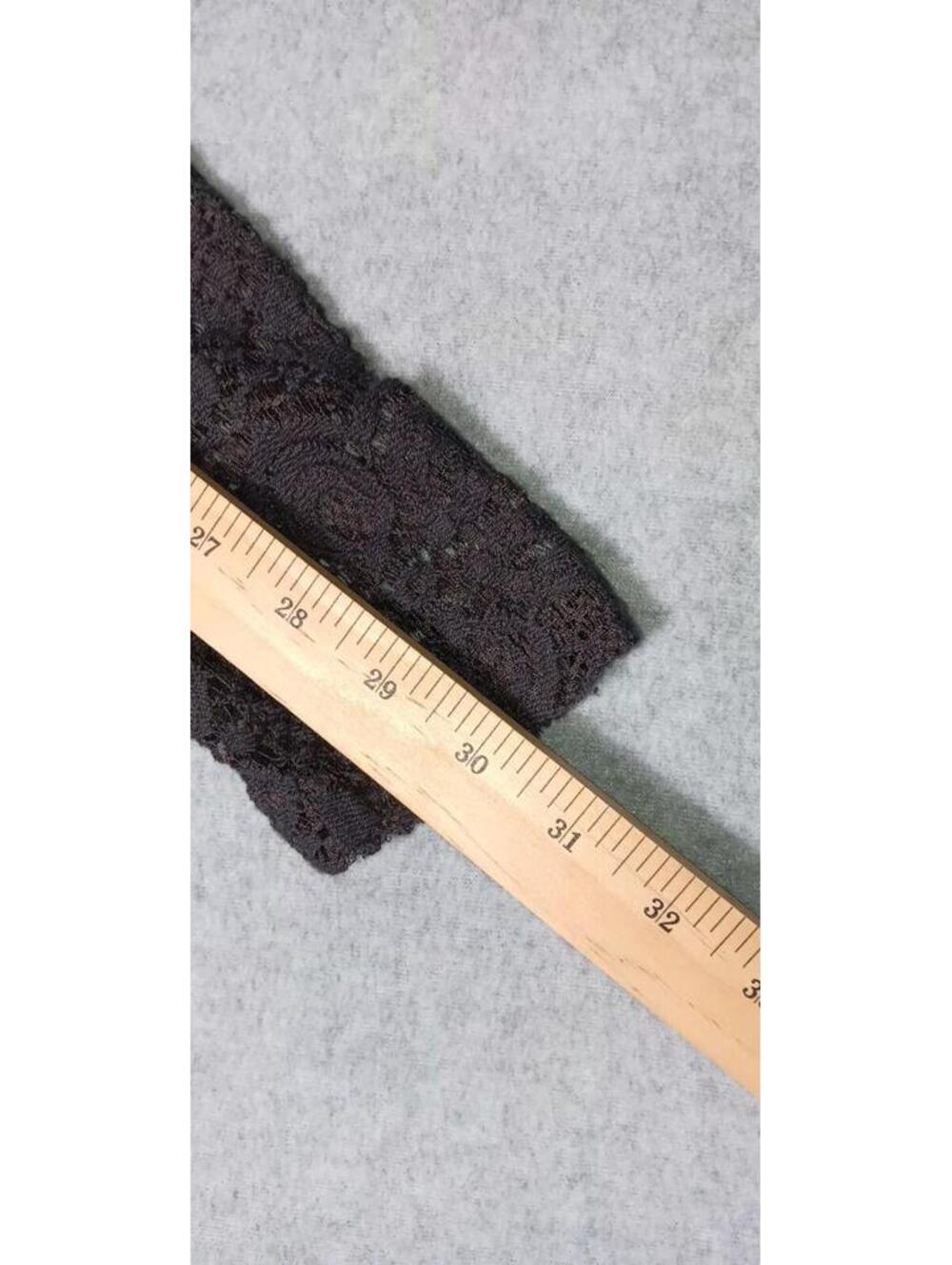Antonio Melani Lace Overlay Body Con Dress Womens Size 6 Dark Gray Long... - Picture 5 of 11